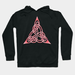 Triangle Knot With Doubled Threads Pink 2 Hoodie